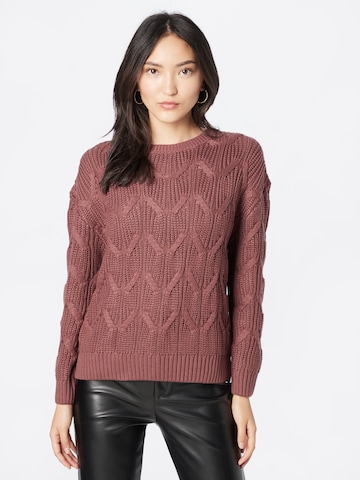 ABOUT YOU Sweater 'Valeria' in Red: front