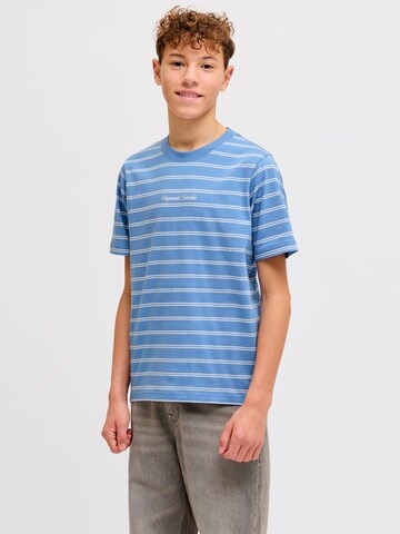 Jack & Jones Junior - Camiseta en azul: frente