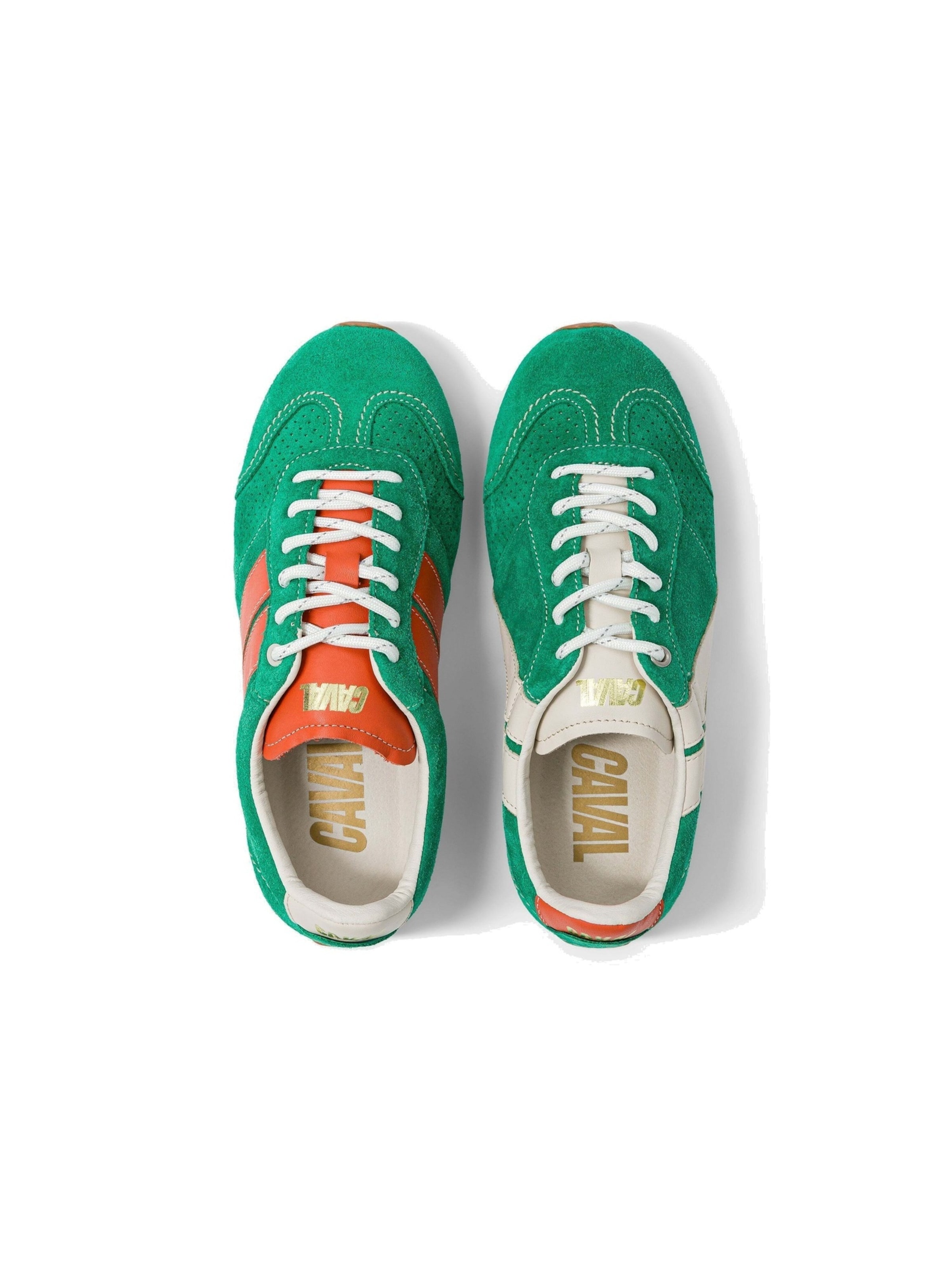 Scarpa stringata ' BALLET ' di Caval in verde