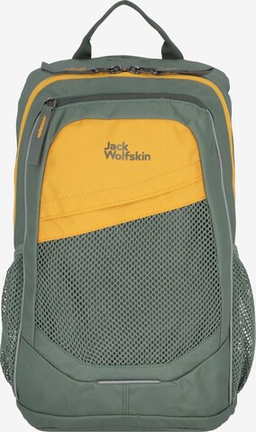 JACK WOLFSKIN Sports Backpack 'Track Jack' in Green: front