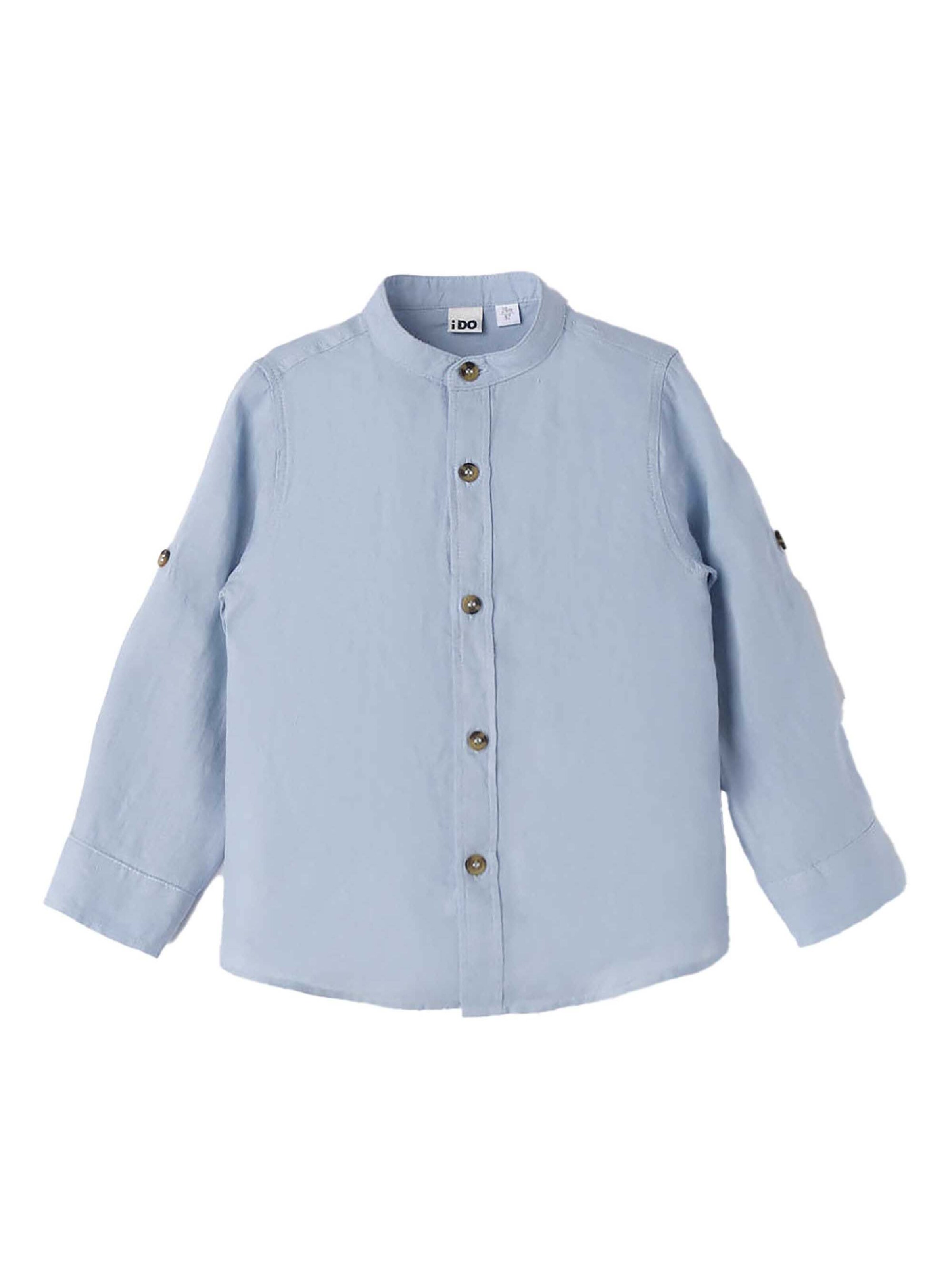 IDO COLLECTION Overhemd 'Ml' in Blauw: voorkant