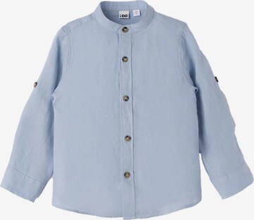 IDO COLLECTION Regular fit Button Up Shirt 'Ml' in Blue: front