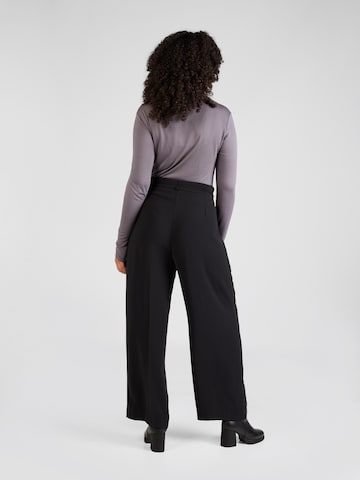 Guido Maria Kretschmer Curvy Regular Trousers 'Karima' in Black: back