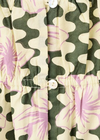 MANGO KIDS Overall 'Hibiscus' in Grün