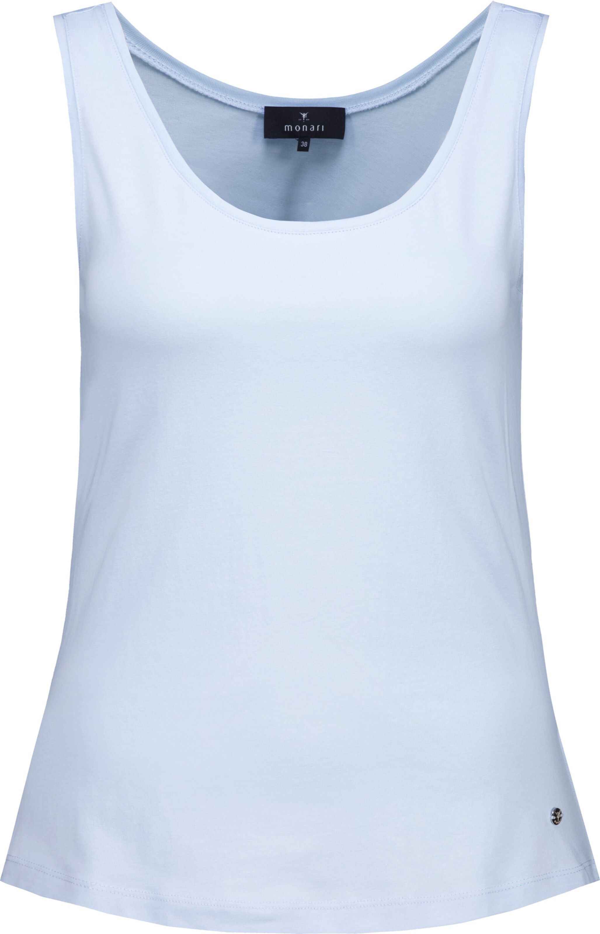 monari Top in Blau: Vorderseite
