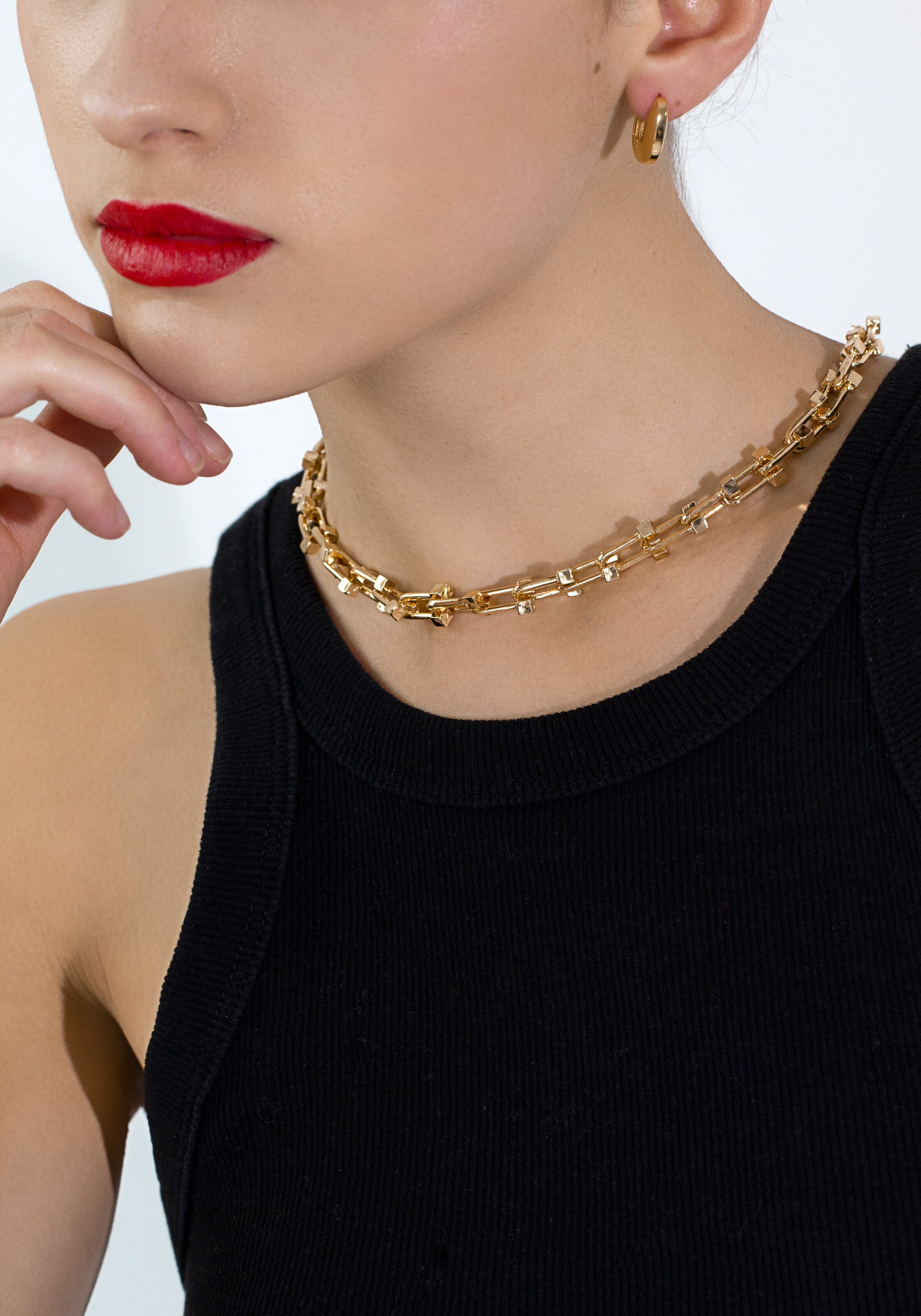 Frauen Schmuck LOV AND LAV Goldkette 'Léa' in Gold - TS06648 Frauen Schmuck LOV AND LAV Goldkette 'Léa' in Gold - TS06648