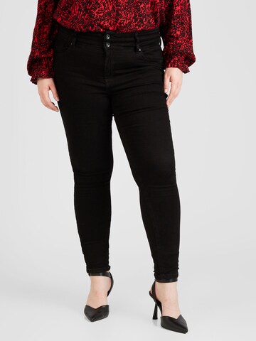 ONLY Carmakoma Skinny Jeans 'SOFIA' in Black: front