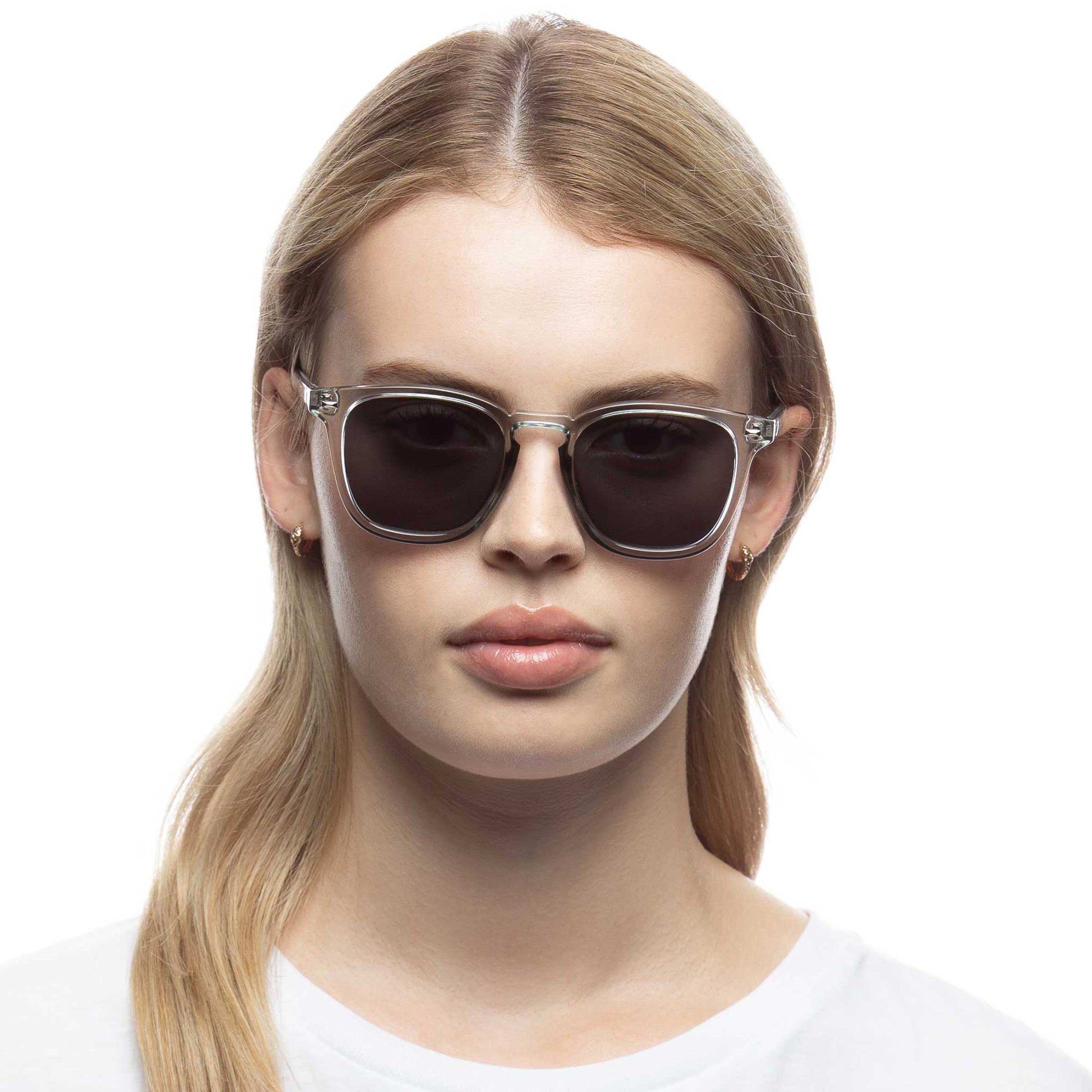 LE SPECS Sunglasses 'No Biggie' in Transparent