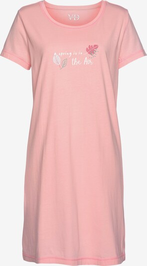 Camicia da notte VIVANCE di colore verde / rosa / rosa antico / bianco, Visualizzazione prodotti