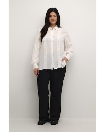 KAFFE CURVE Blouse 'Sabrine ' in White
