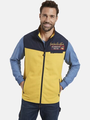 Jan Vanderstorm Vest in Yellow: front