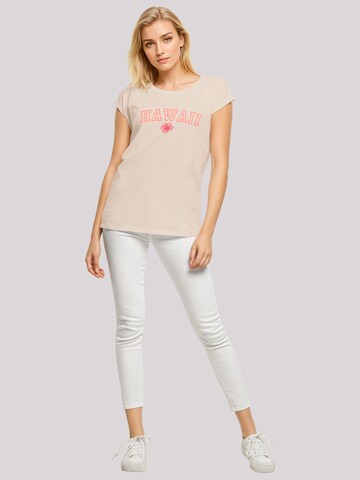 T-shirt 'Hawaii' F4NT4STIC en beige