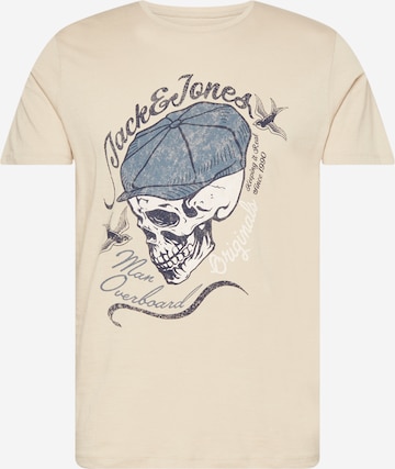JACK & JONES Skjorte 'Dome' i beige: forside