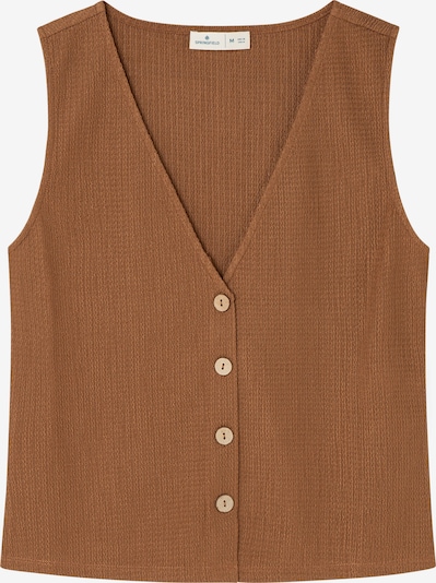 Springfield Vest i XS i kastaniebrun, Produktvisning