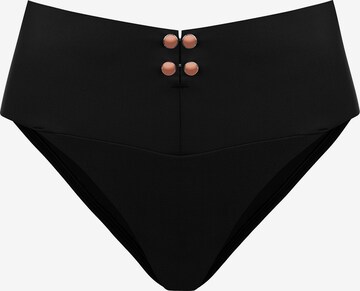 Marc & André Bikini Bottoms 'HYBRIDATION' in Black: front