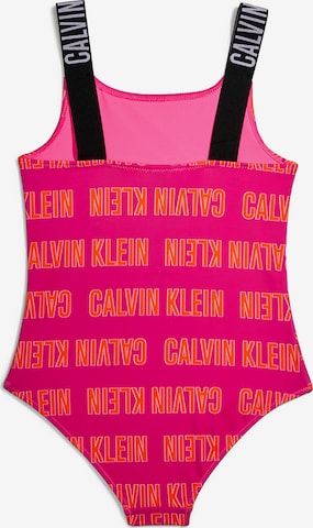 Calvin Klein Swimwear Badpak in Roze