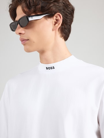 BOSS Tričko 'Collar' - Biela