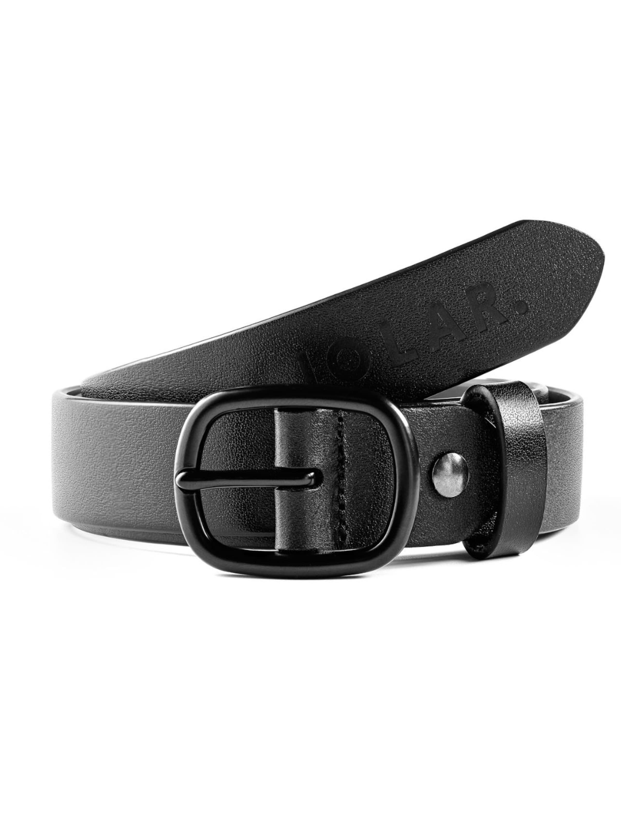jolar Belt 'PREMIUM' in Black: front