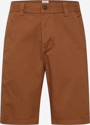 Loosefit Pantalon cargo Lee en marron : devant