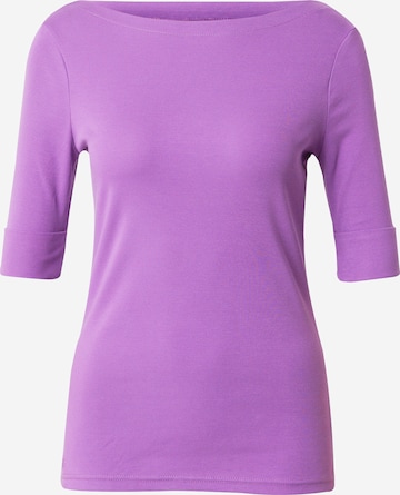 T-shirt 'JUDY' Lauren Ralph Lauren en violet : devant