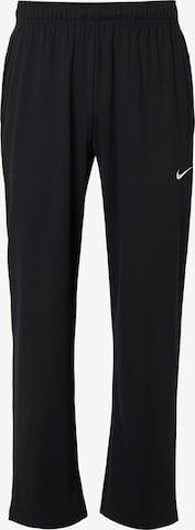NIKEregular Sportske hlače 'FLEX' - crna boja: prednji dio