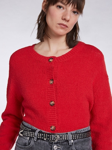 SET Knit Cardigan in Red