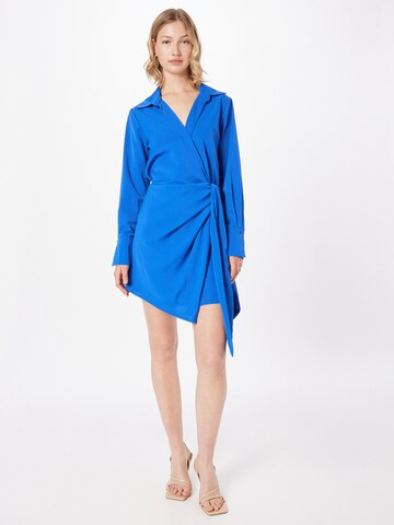 AX Paris Jurk in Blauw: voorkant