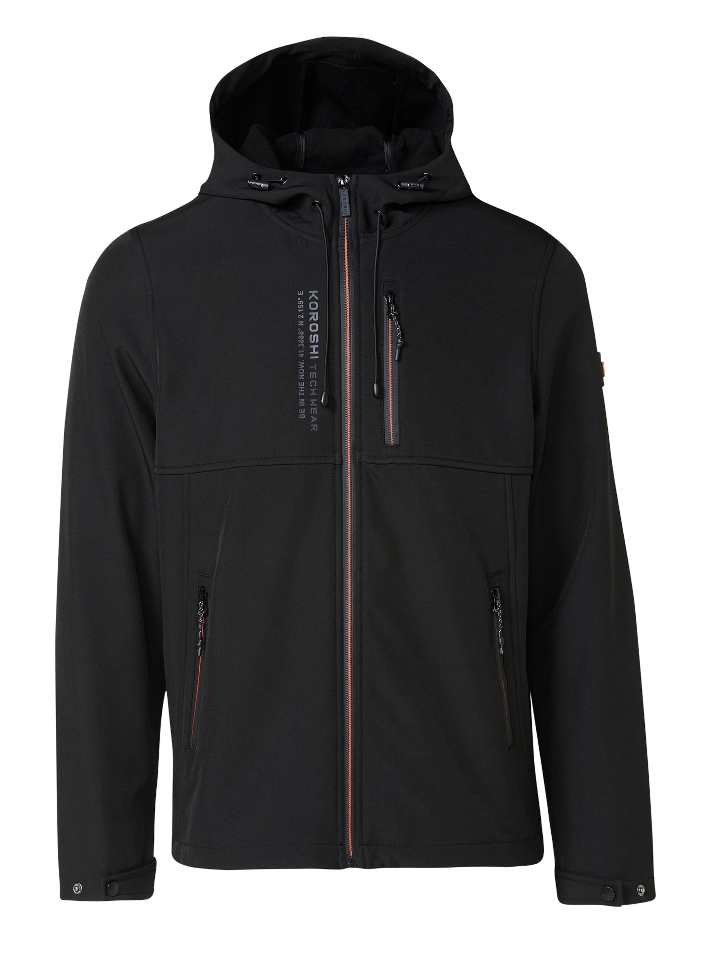 KOROSHI Kurtka bawarska w kolorze czarny: przód