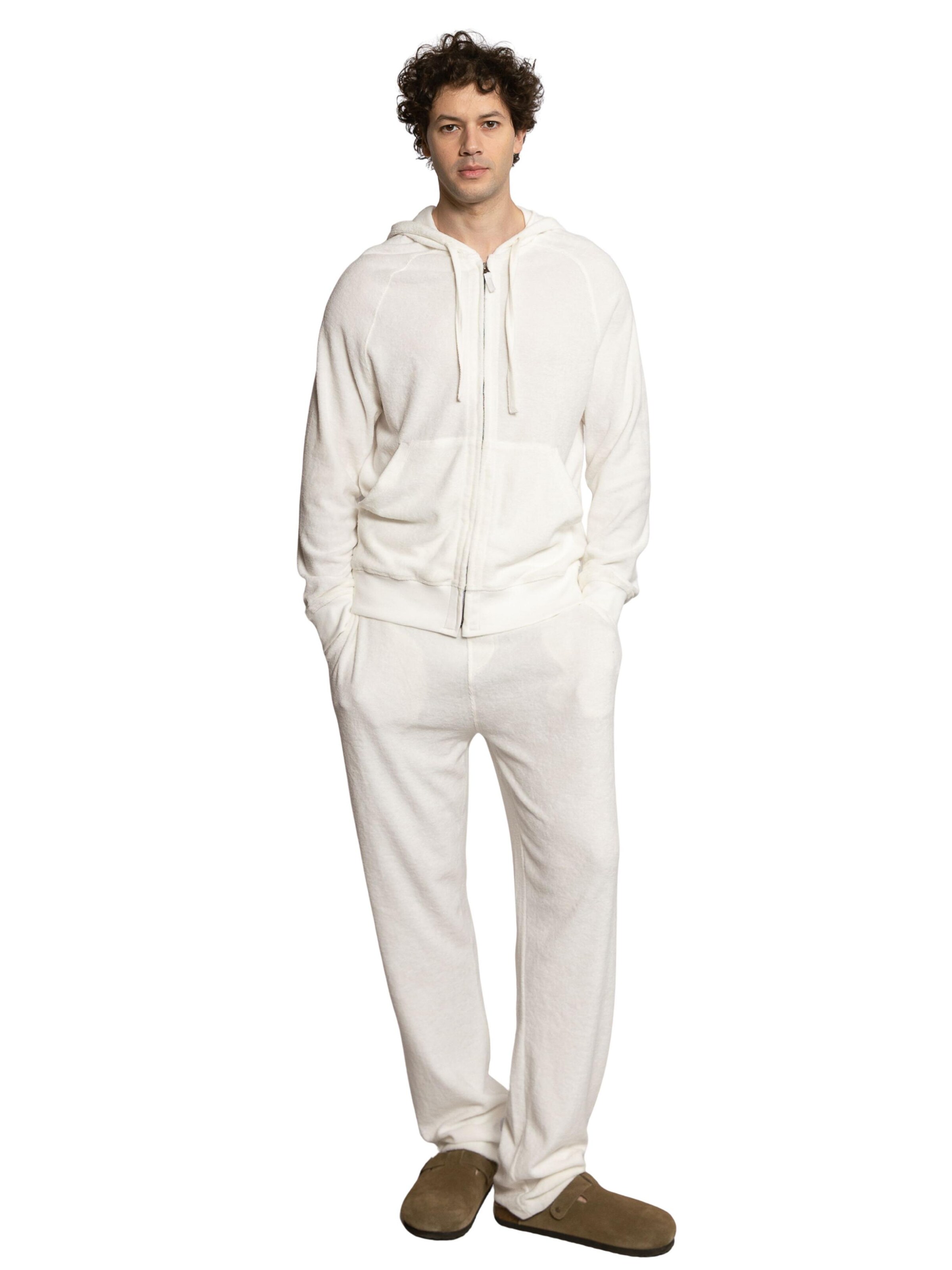 Loosefit Pantalon 'Pantalon Sponge' LDB en blanc