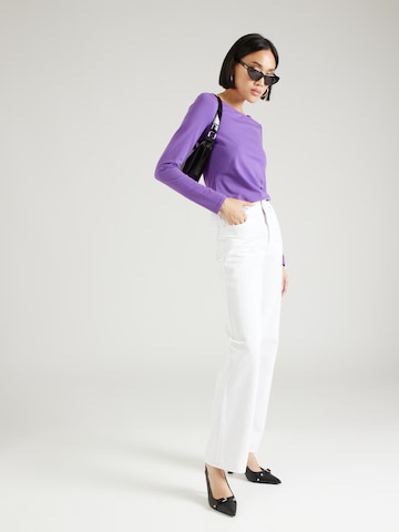 Blutsgeschwister - Camisa 'Oh Marine' em roxo