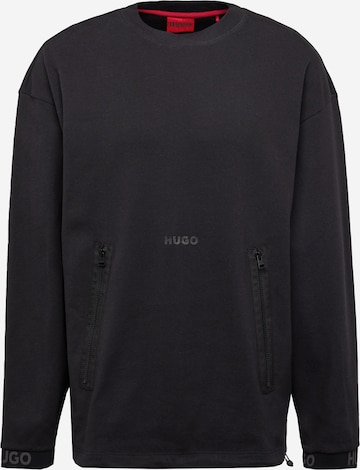 HUGO Sweatshirt Darakan in Black ABOUT YOU