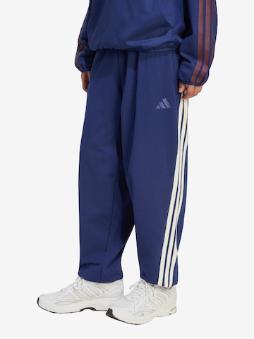 mėlyna ADIDAS SPORTSWEAR Laisvas Sportinės kelnės 'AK': priekis