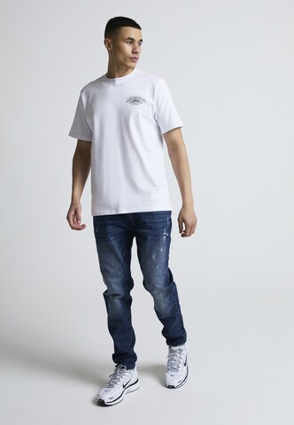 Alessandro Zavetti Slimfit Džíny – modrá