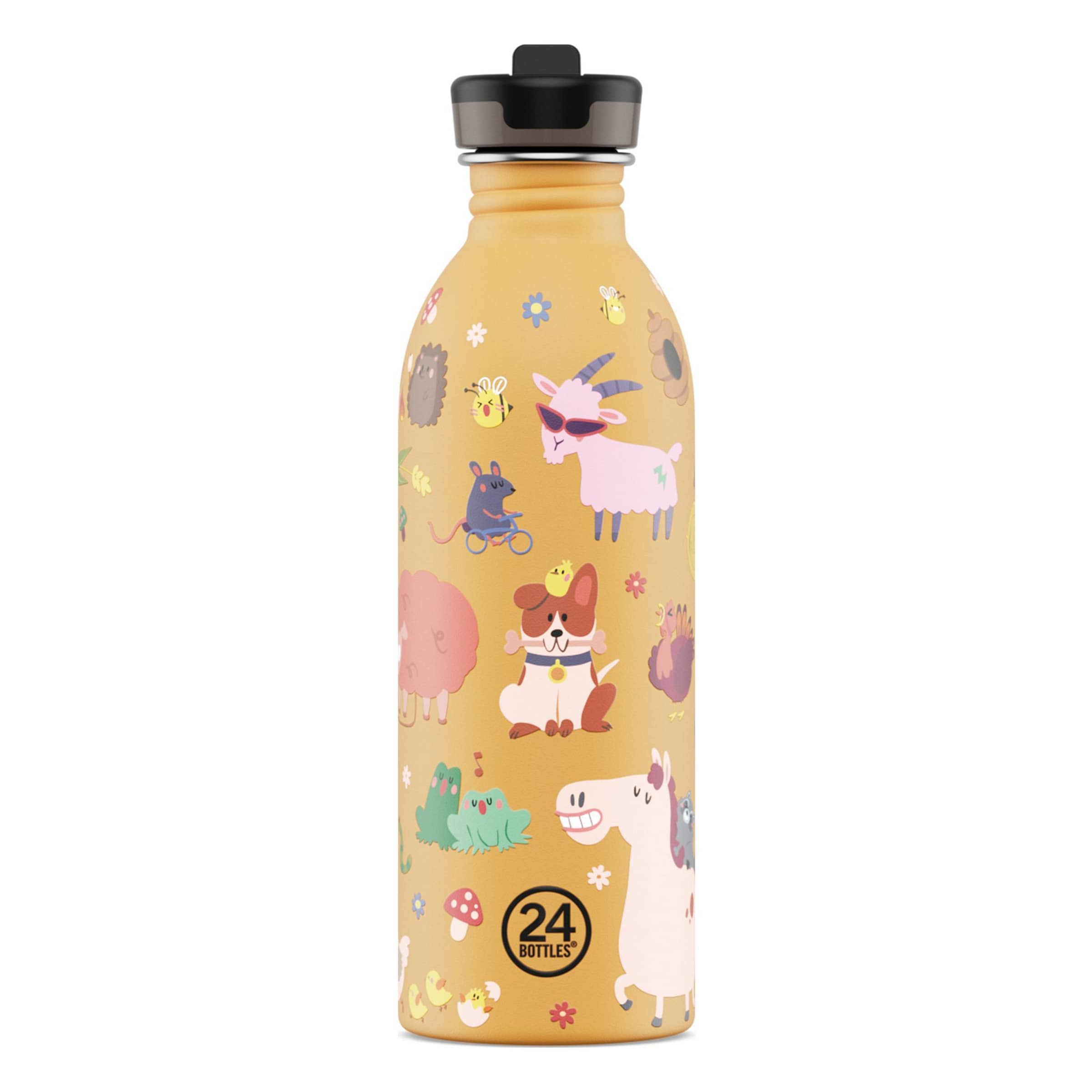 24Bottles Drinkfles 'Urban' in Oranje: voorkant