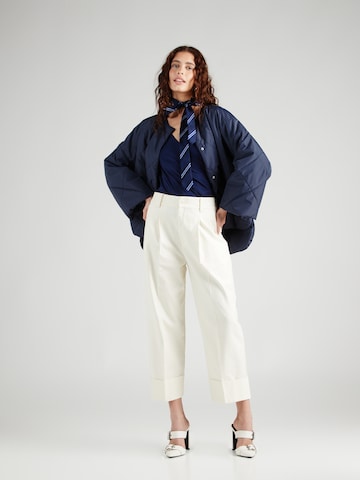 Regular Pantalon à plis 'ZEEYA' Lauren Ralph Lauren en beige