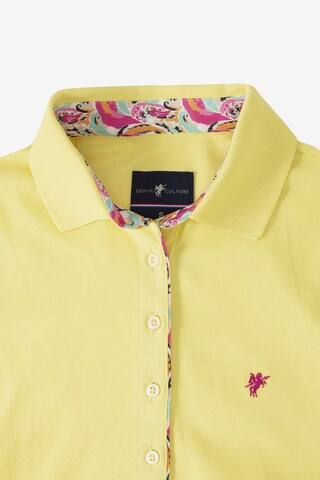 DENIM CULTURE Shirt 'DEVANA' in Yellow