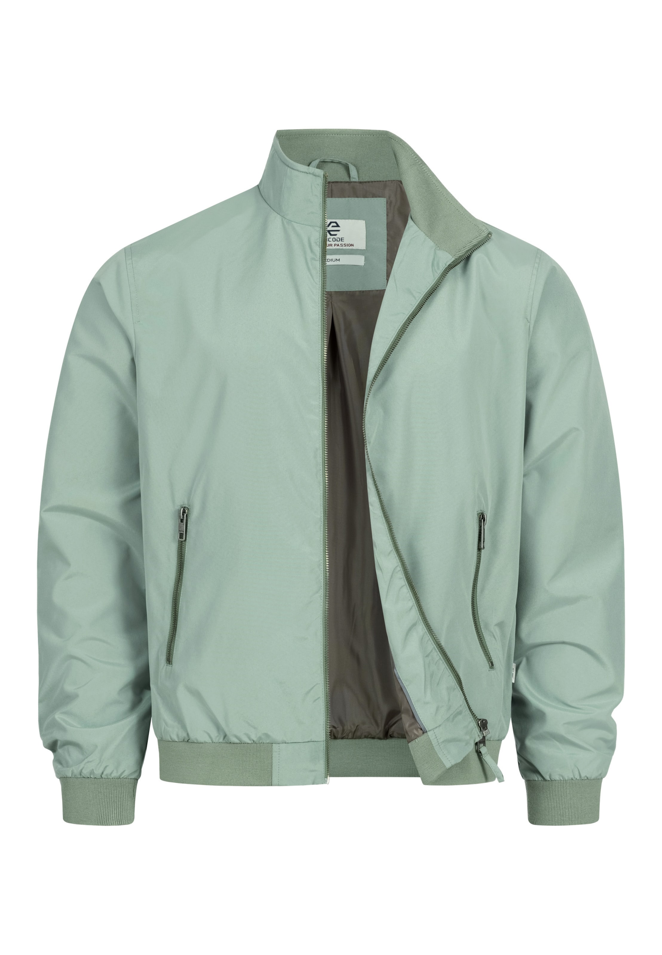 INDICODE JEANS Tussenjas ' INCatall ' in Groen: voorkant