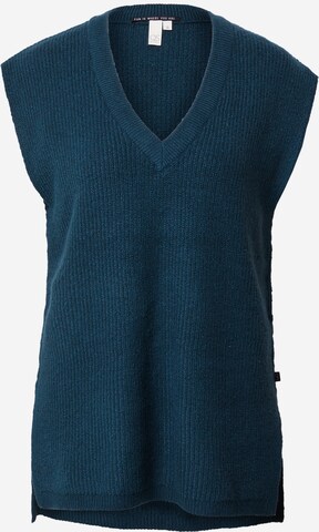 Pull-over QS en bleu : devant