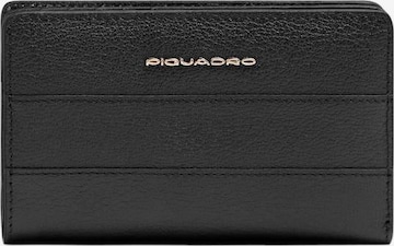 Piquadro Wallet in Black: front