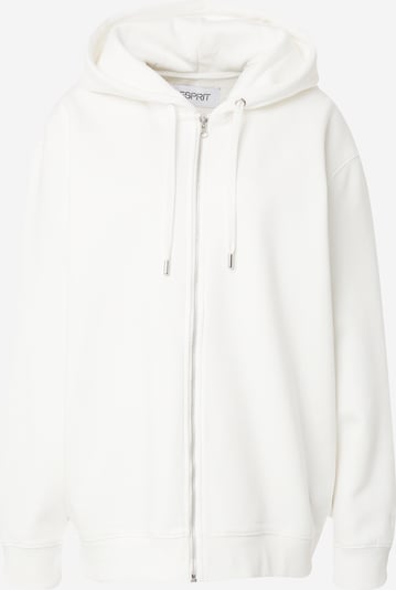 ESPRIT Sweat jacket in Off white, Item view