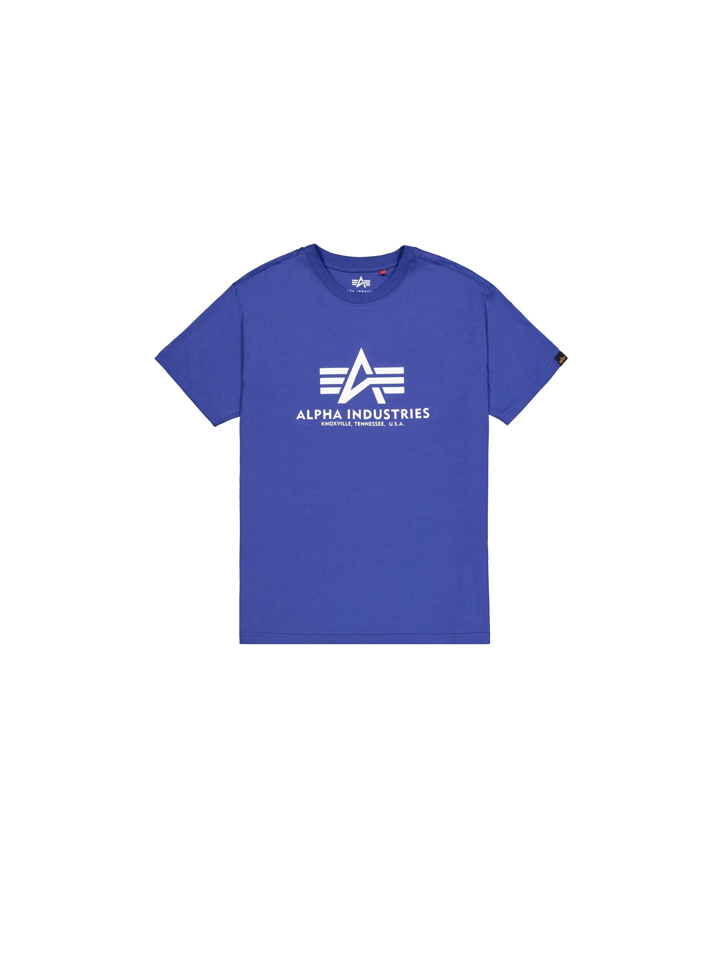 ALPHA INDUSTRIES T-Shirt in Blau: Vorderseite