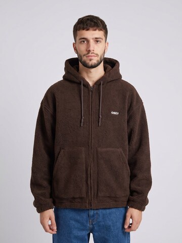 Obey Overgangsjakke 'GAZE II' i brun: forside