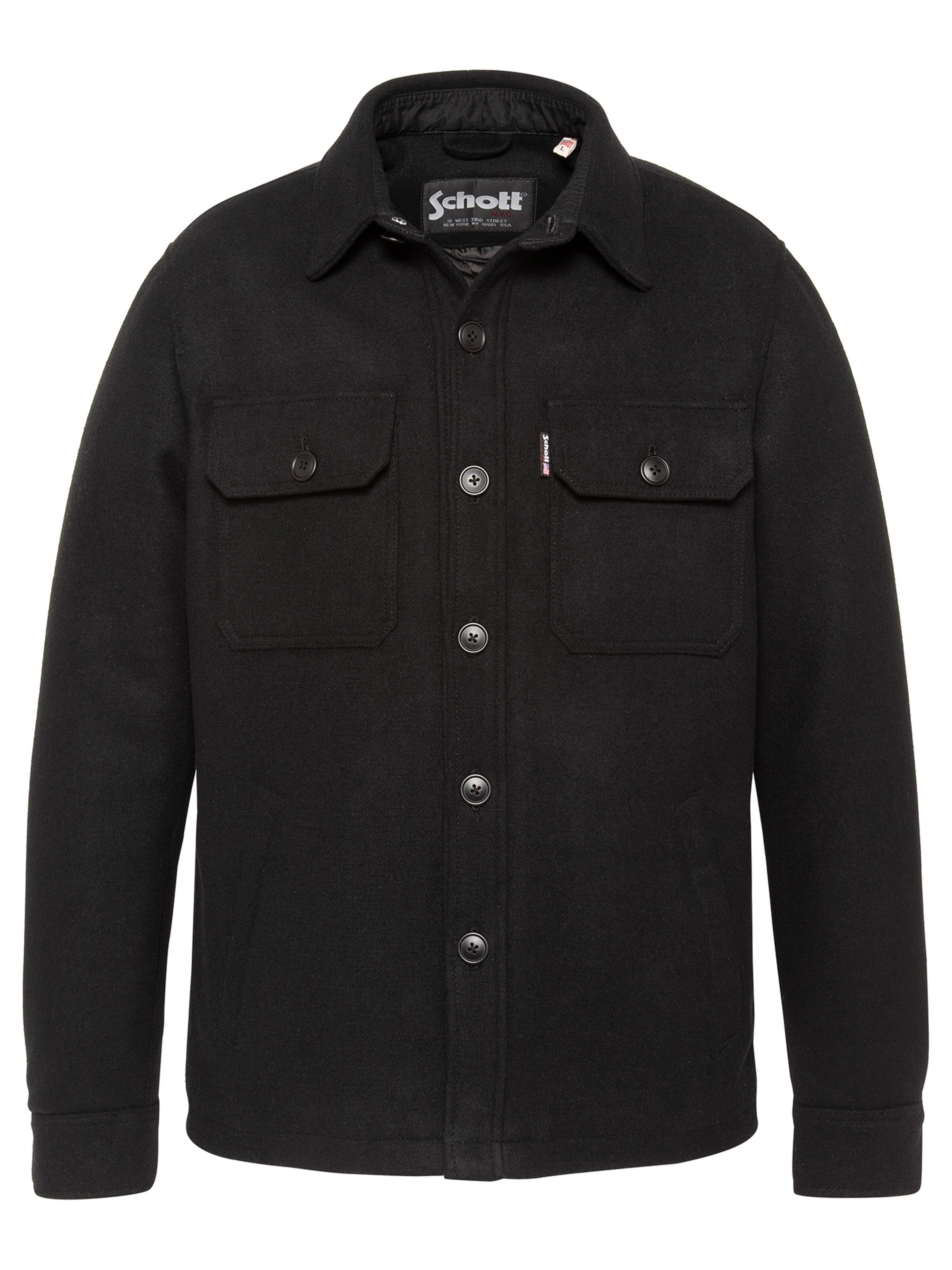 Schott NYC Winter Jacket in Black