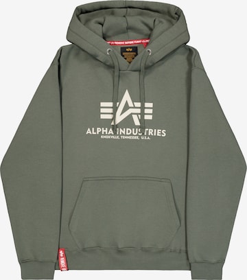 žalia ALPHA INDUSTRIES Megztinis be užsegimo: priekis