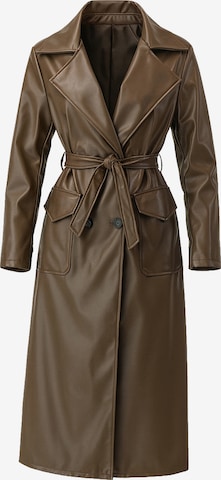 Elara Mantel in Braun: Vorderseite