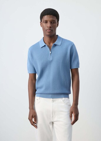 MANGO MAN Sweater 'Canario' in Blue: front