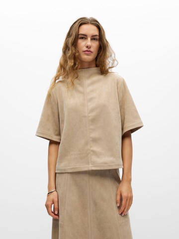 Haut OBJECT en beige : devant