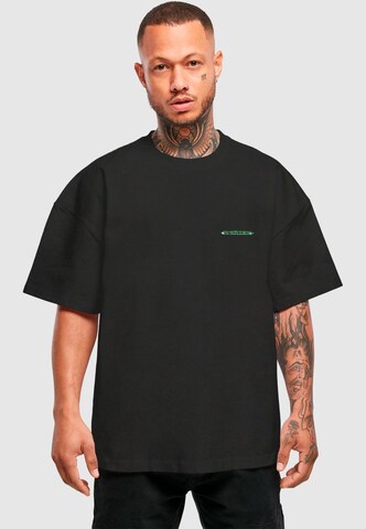 2Y Studios Shirt 'Tree Of Life' in Zwart: voorkant