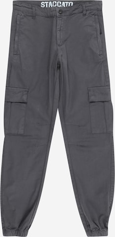 STACCATO Tapered Pants in Grey: front