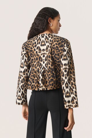 SOAKED IN LUXURY Blouse 'SLXala' in Brown